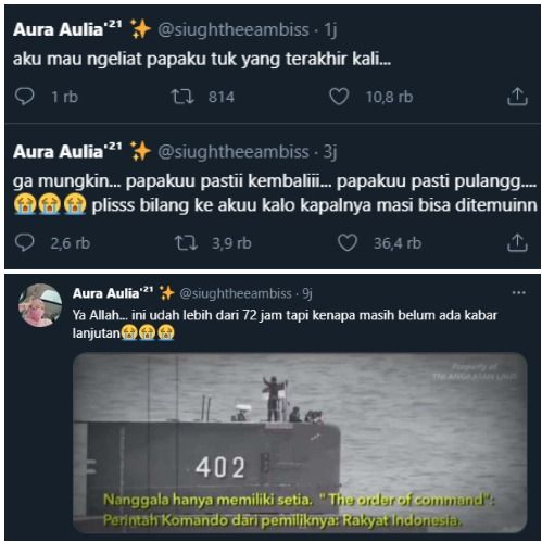 Kasal Laksamana TNI Yudo Margono menetapkan jika status KRI Nanggala 402 saat ini menjadi fase tenggelam atau sub-sunk.*