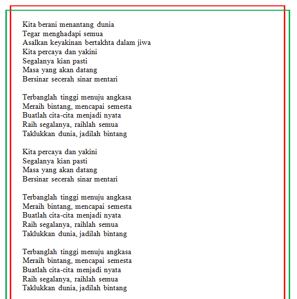  lirik lagu Jadilah Bintang KDI lengkap versi asli Trie Utami terbanglah tinggi menuju angkasa meraih bintang mencapai semesta
