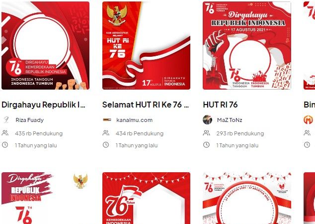 Keren Dan Terbaru Di HUT RI Ke 77! 10 Link Twibbon Sambut Kemerdekaan ...