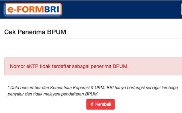 Cek Nama Penerima Blt Umkm Melalui Eform Bri Co Id Bpum Simak Syarat Dan Cara Pencairan Dananya Tribunnews Com Mobile