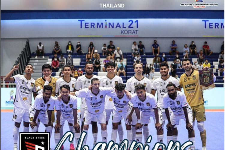 Black Steel FC Papua Jadi Juara AFF Futsal Club Championship 2023 di Thailand