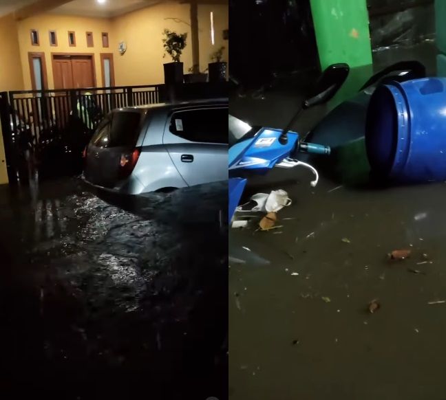 Komplek CPI Soreang Banjir Lagi! Hujan Deras Guyur Kab Bandung, Malam Tarawih Pertama Bulan Ramadhan