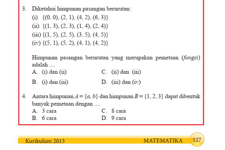 Kunci Jawaban Matematika Kelas Halaman Semester Uji Kompetensi Nomor Pilihan