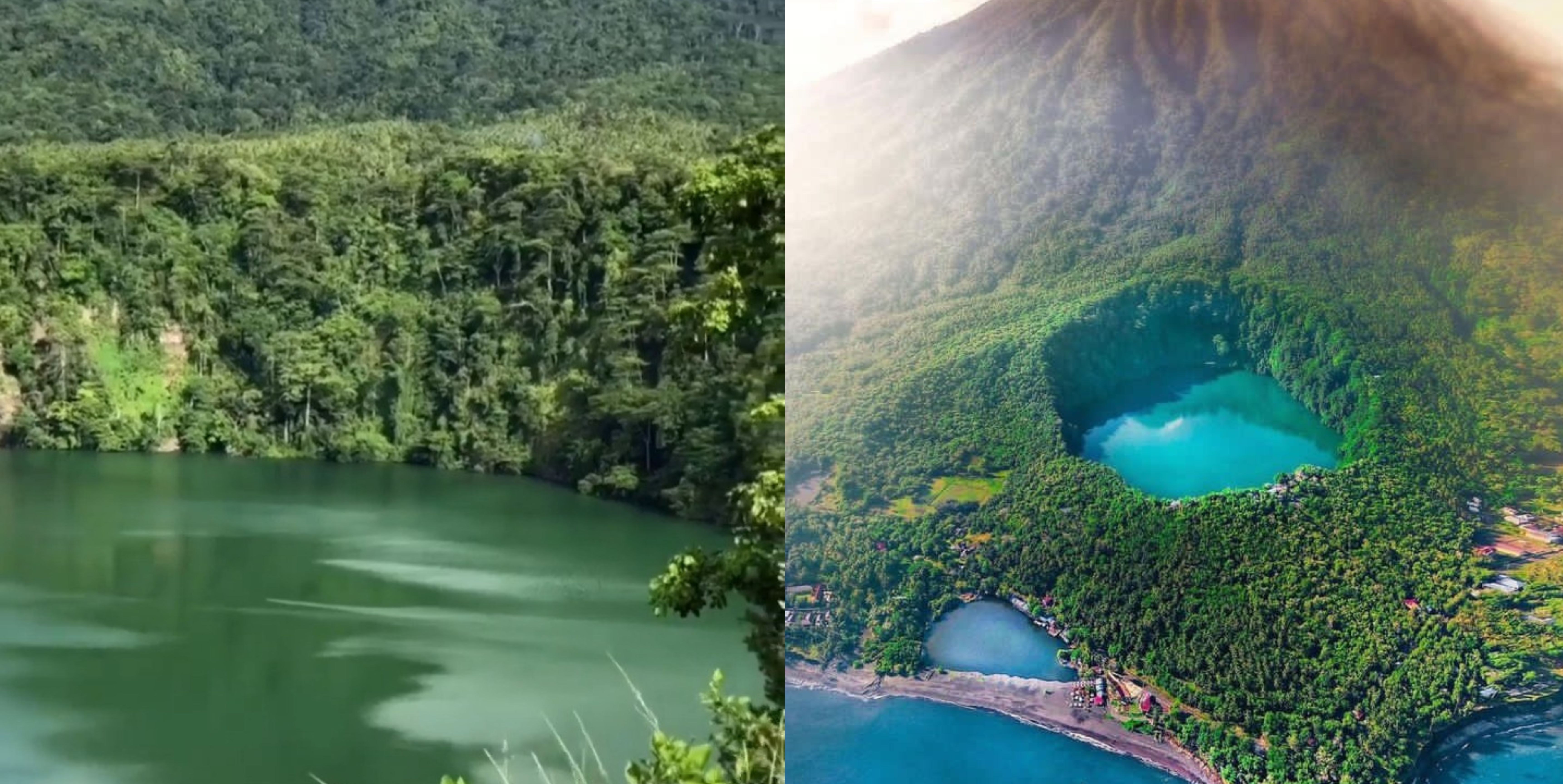 Kolase/Danau Tolire Besar dan Tolire Kecil di Kota Ternate Maluku Utara 