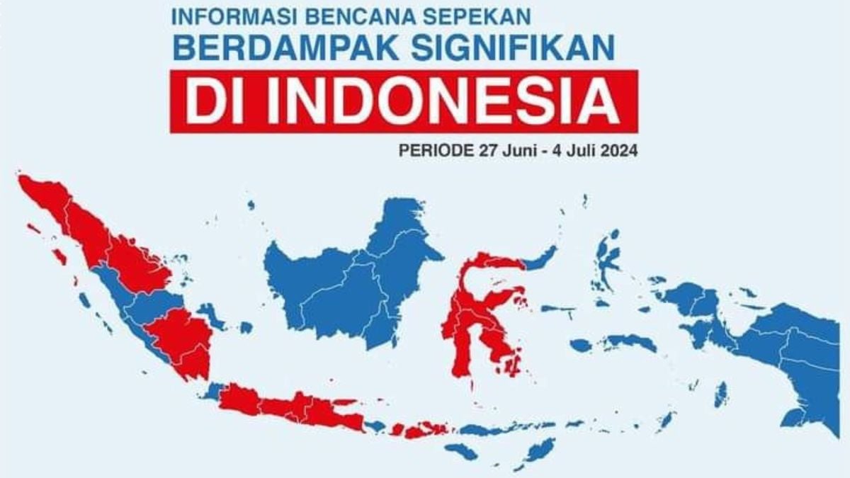 Info Bencana Sepekan Di Indonesia, Banjir Dan Longsor Mendominasi Di ...