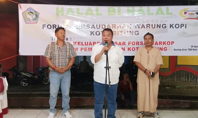 Gelar Halal Bihalal, Ini Pesan Ketua Forsa Warkop Kota Bitung Harisanto Pasa 