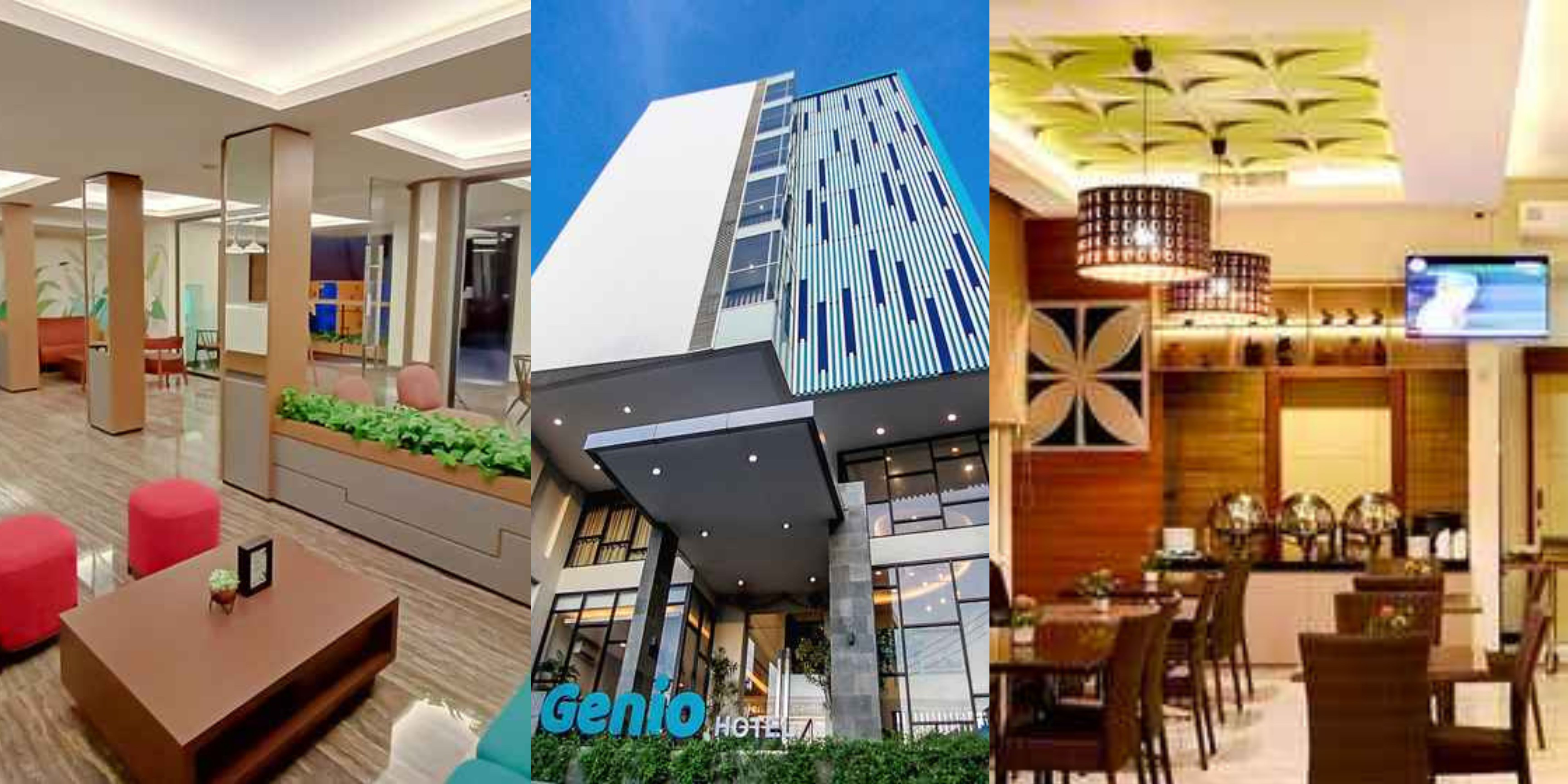 Kolase foto: Hotel Genio Manado dan interior sejumlah hotel lainnya 