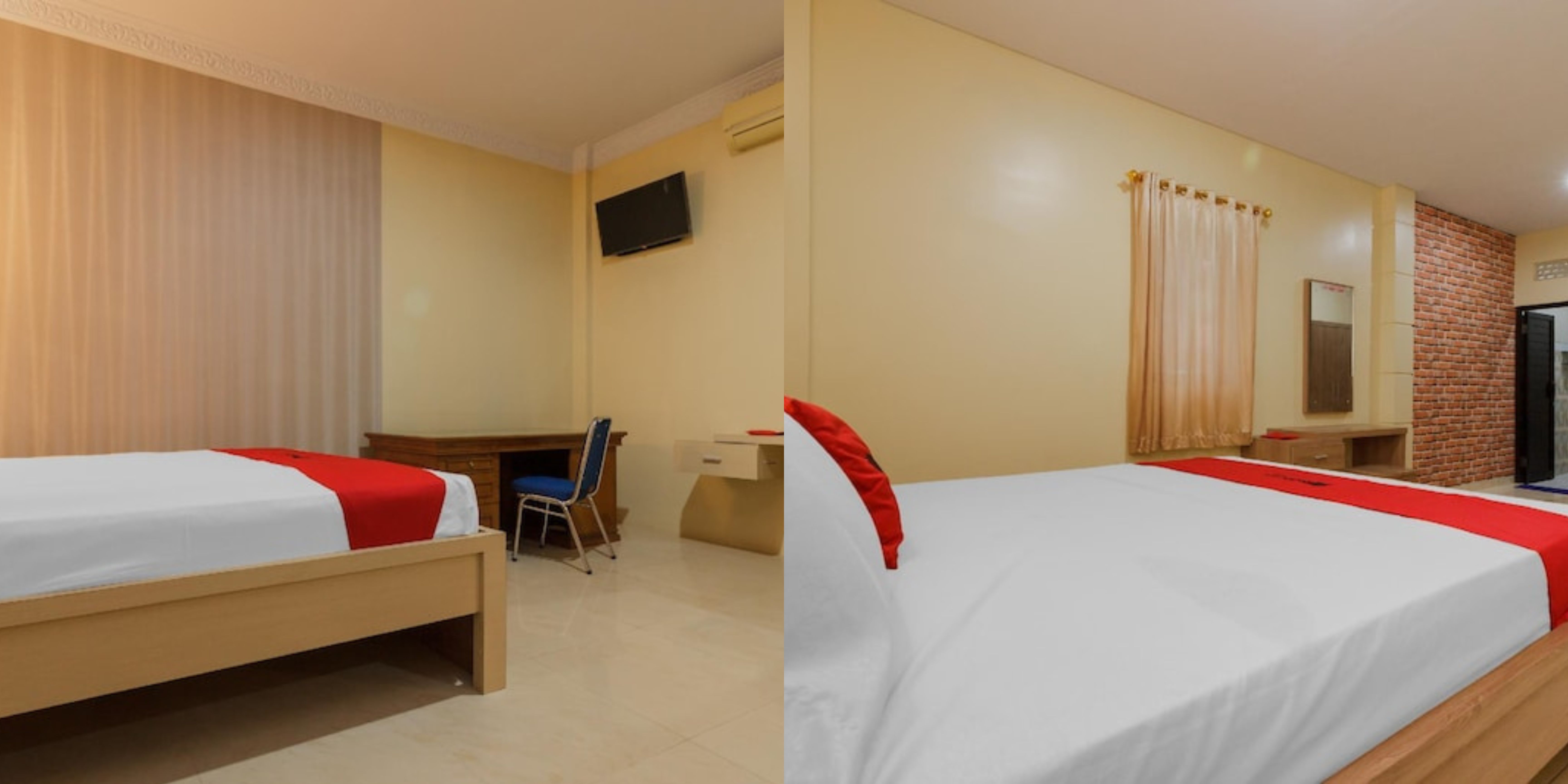 Kolase foto kamar hotel di Kota Manado, bersih dan nyaman saat menginap adalah salah satu alasan jadi pilihan staycation