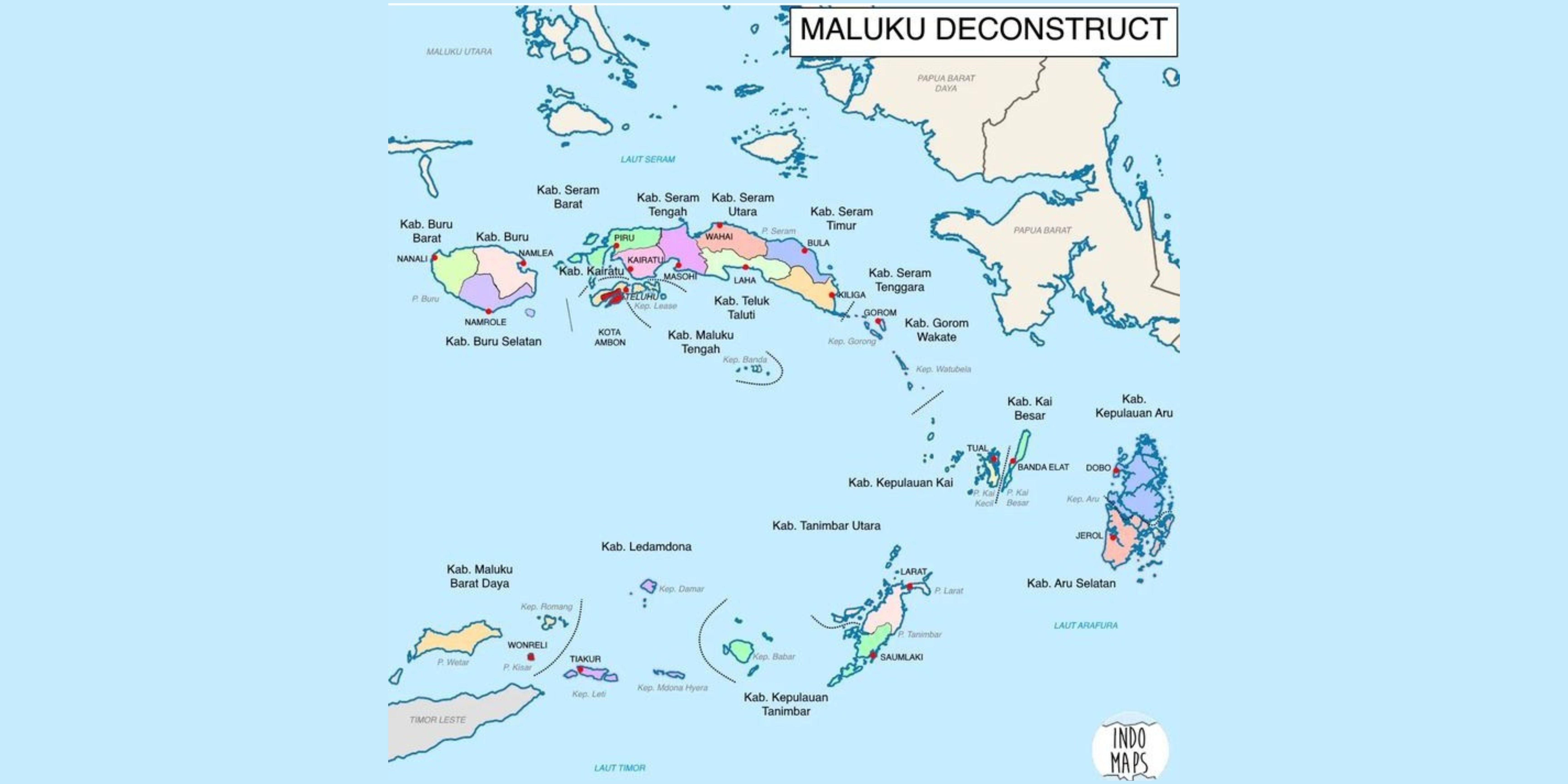 18 Calon Kabupaten dan Kota Baru di Provinsi Maluku, Rencana Pemekaran ...