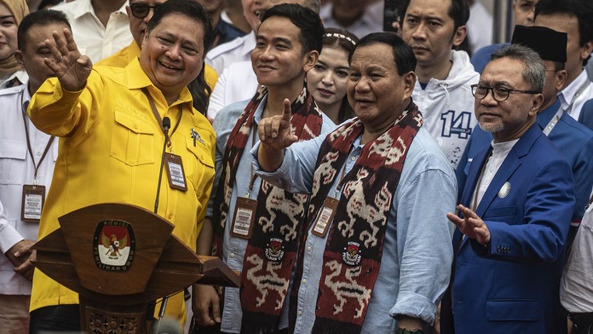 Megawati Turun Gunung Kampanye Akbar, Ketum Golkar Pamer KIM Ramai di Darat Sejak Awal