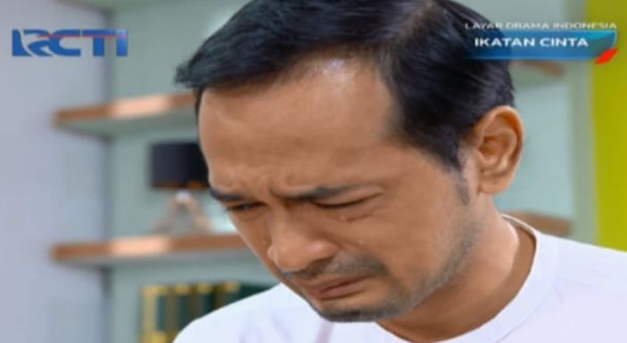 Adegan Irvan di Ikatan Cinta.