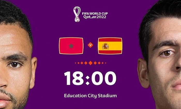 Berikut prediksi skor, statistik, prediksi line up pemain, dan riwayat head to head Maroko vs Spanyol di laga Piala Dunia 2022, Singa Atlas dan La Roja mendapatkan jadwal pertandingan babak gugur 16 besar hari ini, Selasa, 6 Desember 2022.