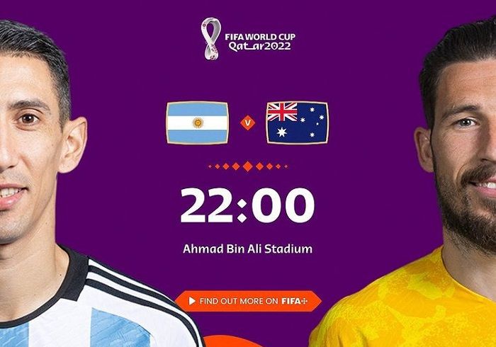 Informasi prediksi skor dan H2H Argentina vs Australia Piala Dunia 2022 babak 16 besar malam ini live Indosiar dan SCTV.