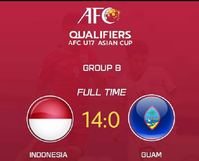 Link Streaming Tayangan Ulang Indonesia vs Guam Grup B Qualifiers AFC U-17 Asian Cup 2023 Full Match Gratis