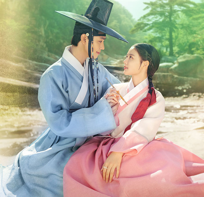 Potret Mesra Hong Chun Gi dan Ha Ram di Drama Korea Lovers Of The Red Sky. 