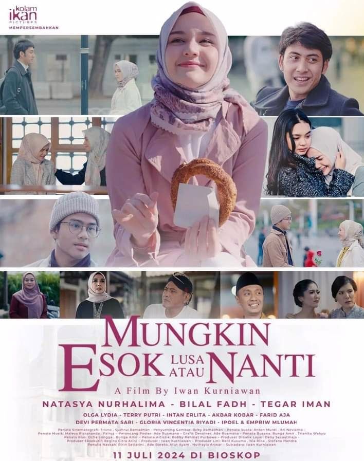Official poster film drama romansa Mungkin Esok Lusa Atau Nanti yang disutradarai oleh Iwan Kurniawan 
