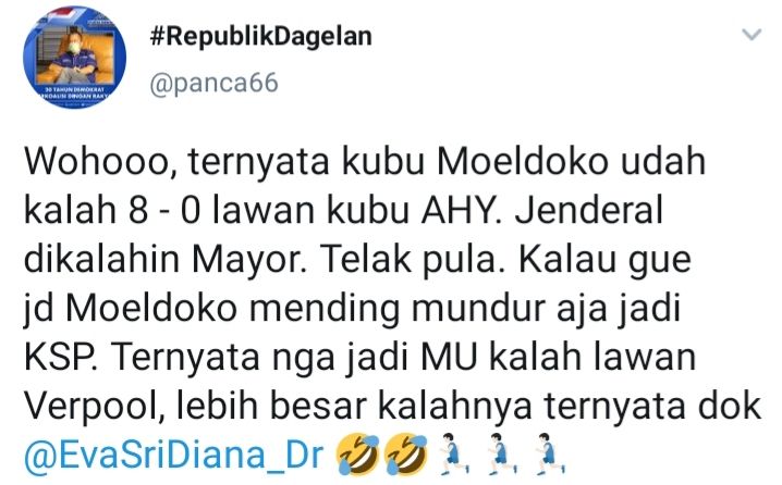 Cuitan Cipta Panca soal gugatan kubu Moeldoko soal kepengrusan Partai Demokrat ditolak kembali oleh PTUN Jakarta.