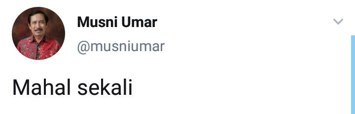 Cuitan Musni Umar.