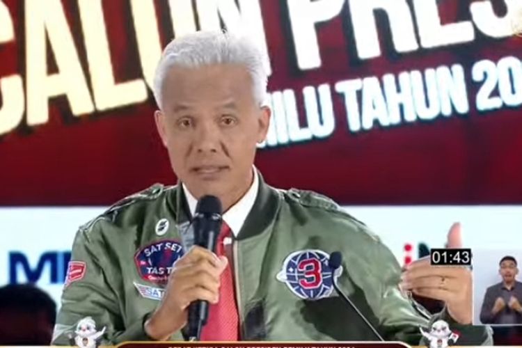 Debat Capres Ketiga: Ganjar Pranowo Sebut Pertahanan Negara Harus ...