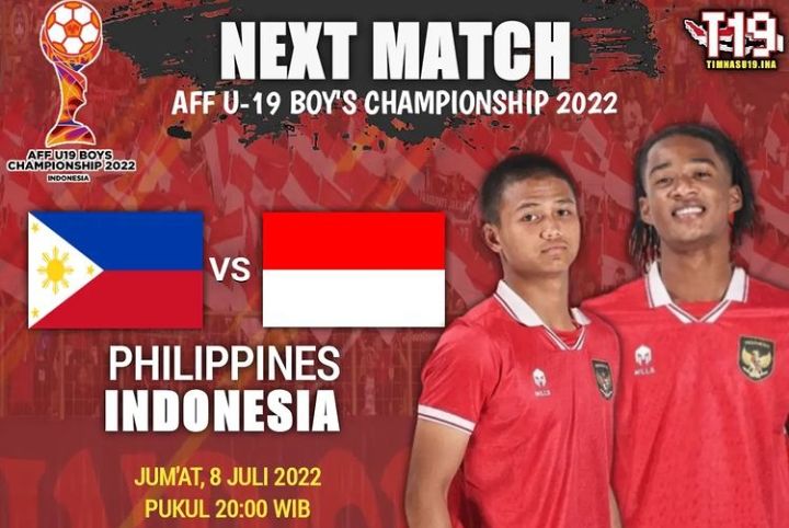 LINK NONTON LIVE STREAMING Indonesia vs Filipina Piala AFF U-19, Gratis Klik di Sini.