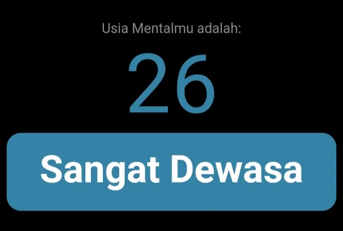 Mental Age Test Pakai Bahasa Indonesia Klik Link Tes Usia Mental Yang