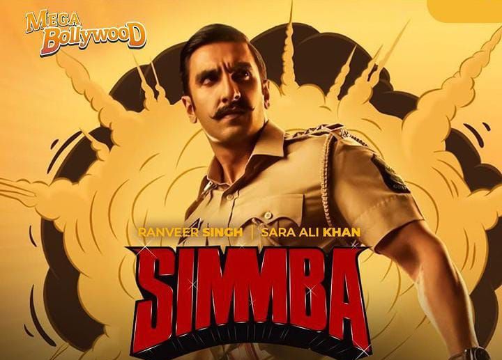 Mega Bollywood Simmba tayang di ANTV, Jumat 24 Maret 2023.