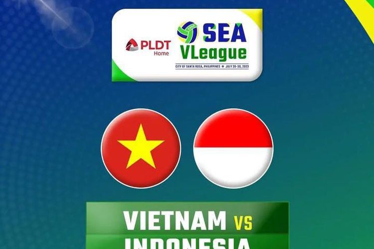 LINK Live Streaming SEA V League Seri 2 2023 Indonesia Vs Vietnam Di