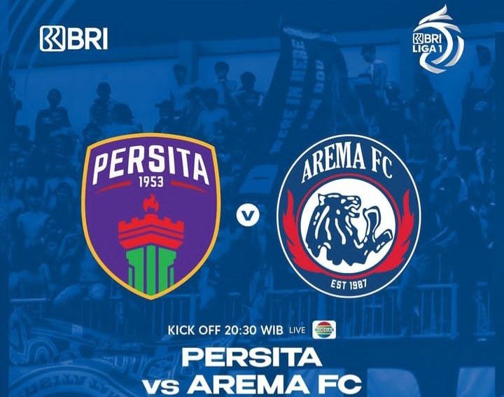 Link live streaming Persita vs Arema FC hari ini, Sabtu, 1 April 2023. Nonton siaran langsung BRI Liga 1 di Indosiar dan TV online.