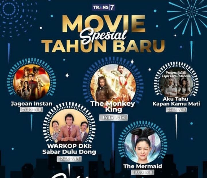 Jadwal Movievaganza Trans7 31 Desember 2022 Hari Ini Ada Film Horor Aku Tahu Kapan Kamu Mati 