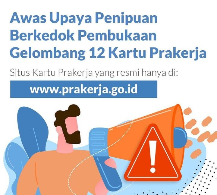 Hoax Penipuan Pembukaan Kartu Prakerja Gelombang 12 Cek Link Resmi Di Sini Cerdik Indonesia