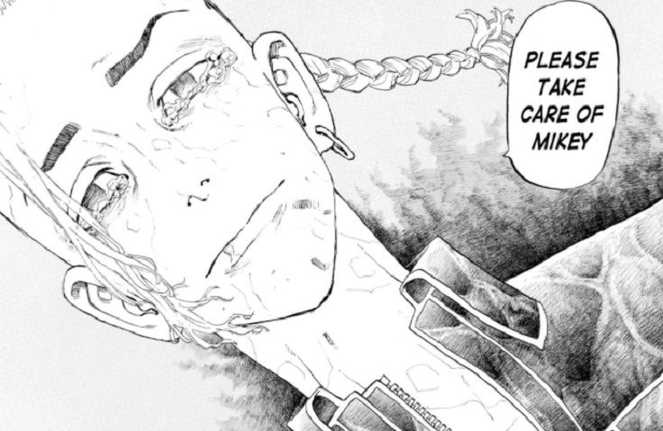 Draken mengungkapkan permintaan terakhirnya, Spoiler manga Tokyo Revengers chapter 222