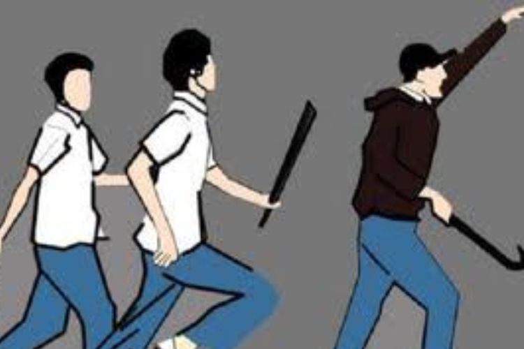 Tawuran Pelajar Nodai Hari Kedua MPLS di Sukabumi