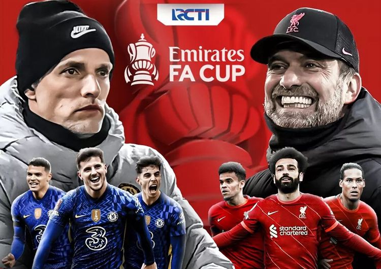 Link live streaming Chelsea vs Liverpool final Piala FA malam ini, jadwal tayang dan siaran langsung di RCTI.