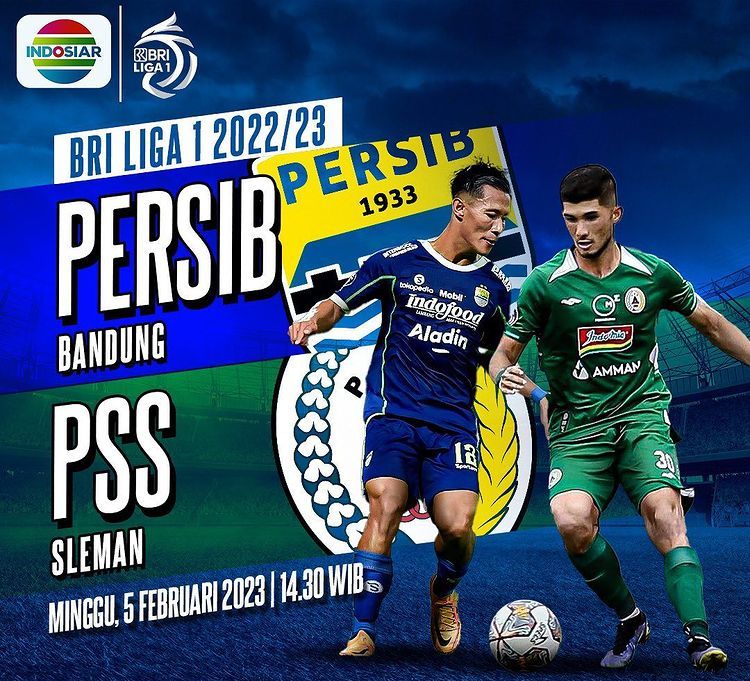 Link Score808, NobarTV & Yalla Shoot Live Streaming Persib vs PSS Sleman Liga 1 Ilegal, Nonton Resmi Indosiar