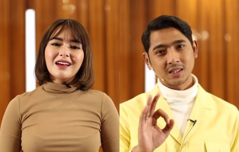 Kolase potret Amanda Manopo dan Arya Saloka
