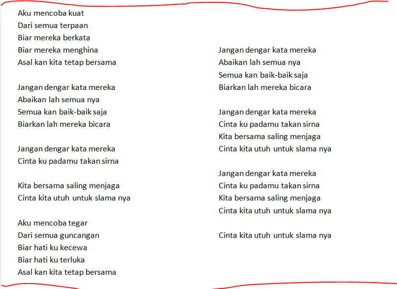 Lirik Lagu Jangan Dengar Mereka Betrand Peto Feat Sarwendah Trending YouTube, Cinta Ku Padamu Takan Sirna