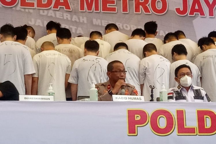 48 Wna Asal China Dan Vietnam Dibekuk Polisi Di Jakarta Terlibat Kasus