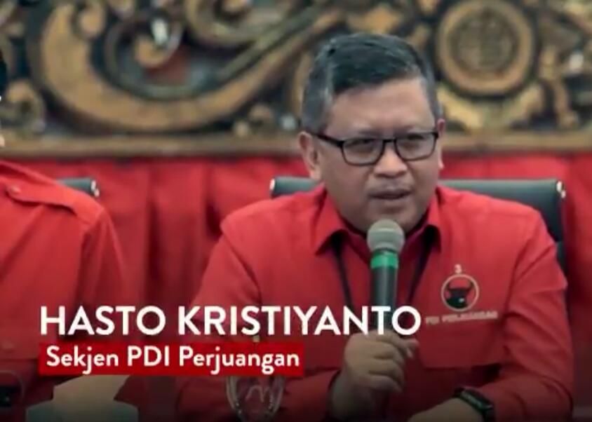 Sekretaris Jendral (Sekjen) PDI Perjuangan, Hasto Kristiyanto.*