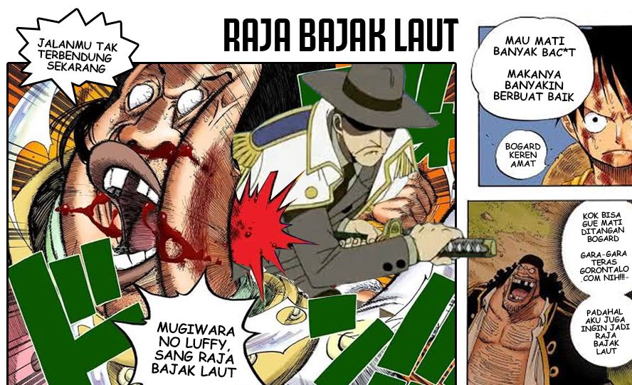 Kurohige Terbantai Pedang Bogard, Sosok Tangan Kanan Monkey D Garp Itu Ternyata Bisa Gunakan Kamusari di One Piece 1085