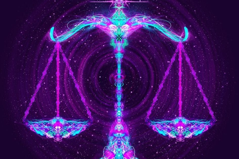Ilutrasi zodiak libra