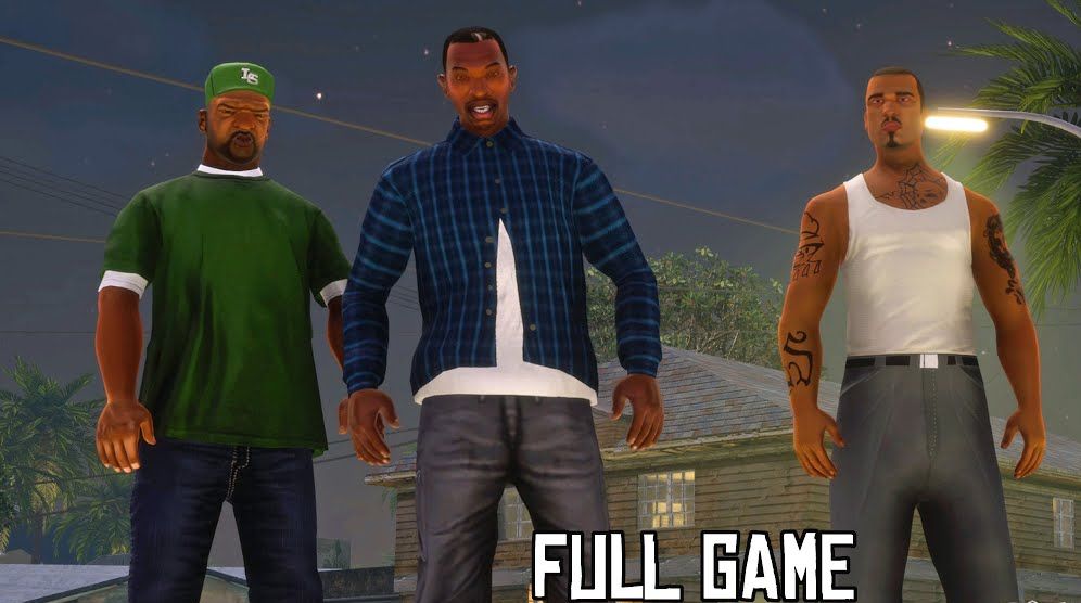 Ilustrasi main Game GTA San Andreas