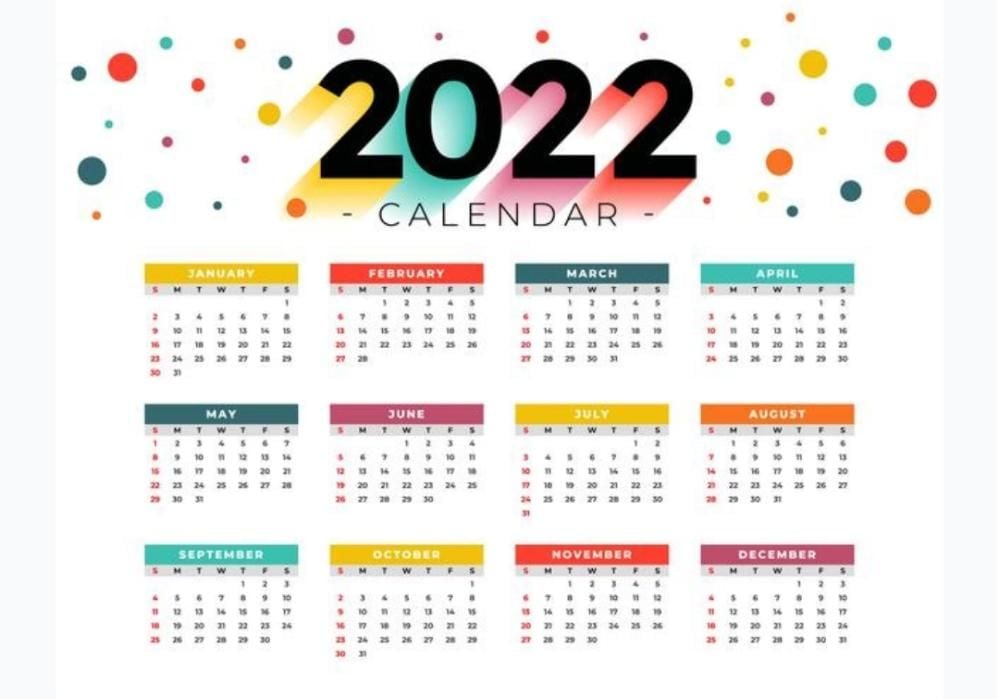 Januari 2022 kalender Kalender Pajak