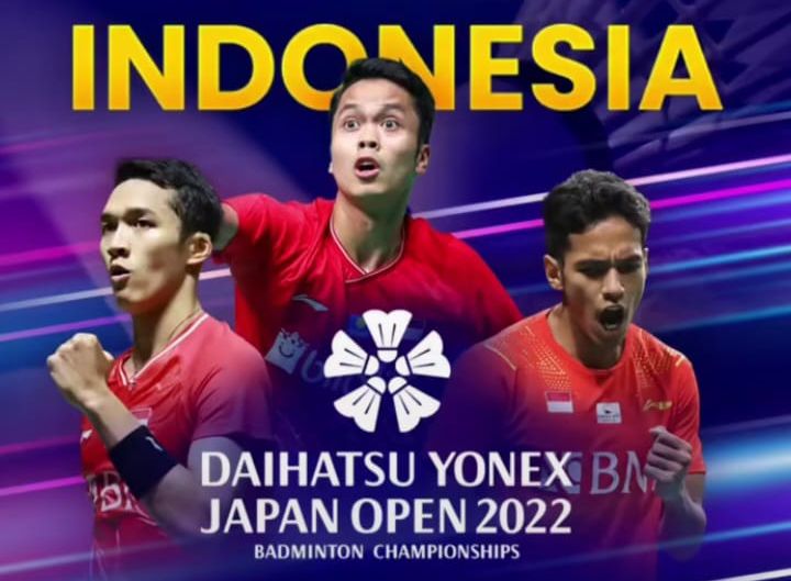 Jadwal Japan Open 2022 Kamis 1 September di iNews TV 11 Wakil