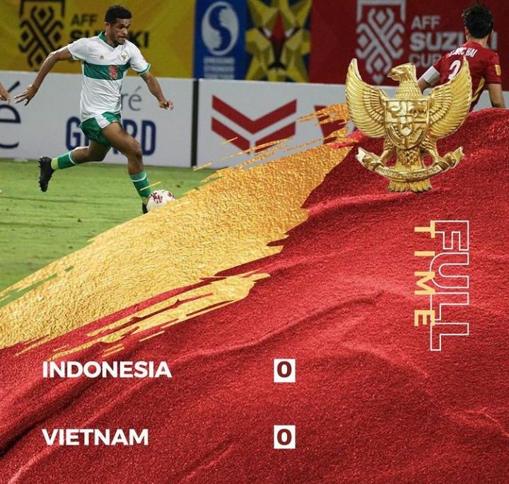 Pertandingan Timnas Indonesia Vs Vietnam Berakhir Tanpa Gol