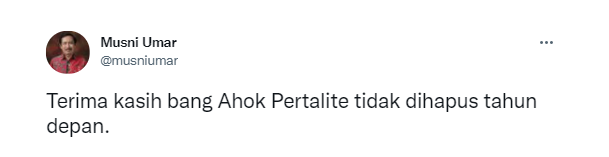 Ahok Sebut Pertalite Tetap Dijual Dan Tidak Dikurangi, Musni Umar ...