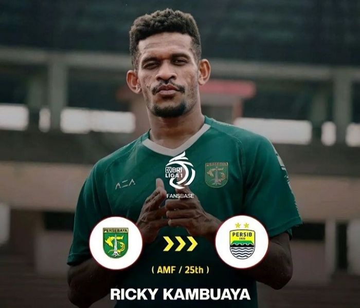 Profil Lengkap Ricky Kambuaya dan Perjalanan Karier di Dunia Sepak Bola,Resmi Bergabung dengan Persib.//Instagram @rickykambuaya