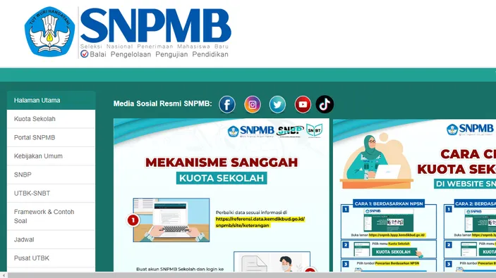 Klik Di Link Portal-snpmb.bppp.kemdikbud.go.id Untuk Buat Akun SNBP ...