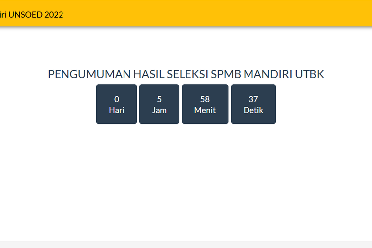 Link Pengumuman Spmb Mandiri Unsoed Jadwal Berkas Dan Cara Registrasi Online Mahasiswa