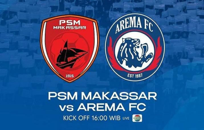 Link LIVE STREAMING PSM Makassar vs Arema FC, 20 Agustus 2022 pukul 16.