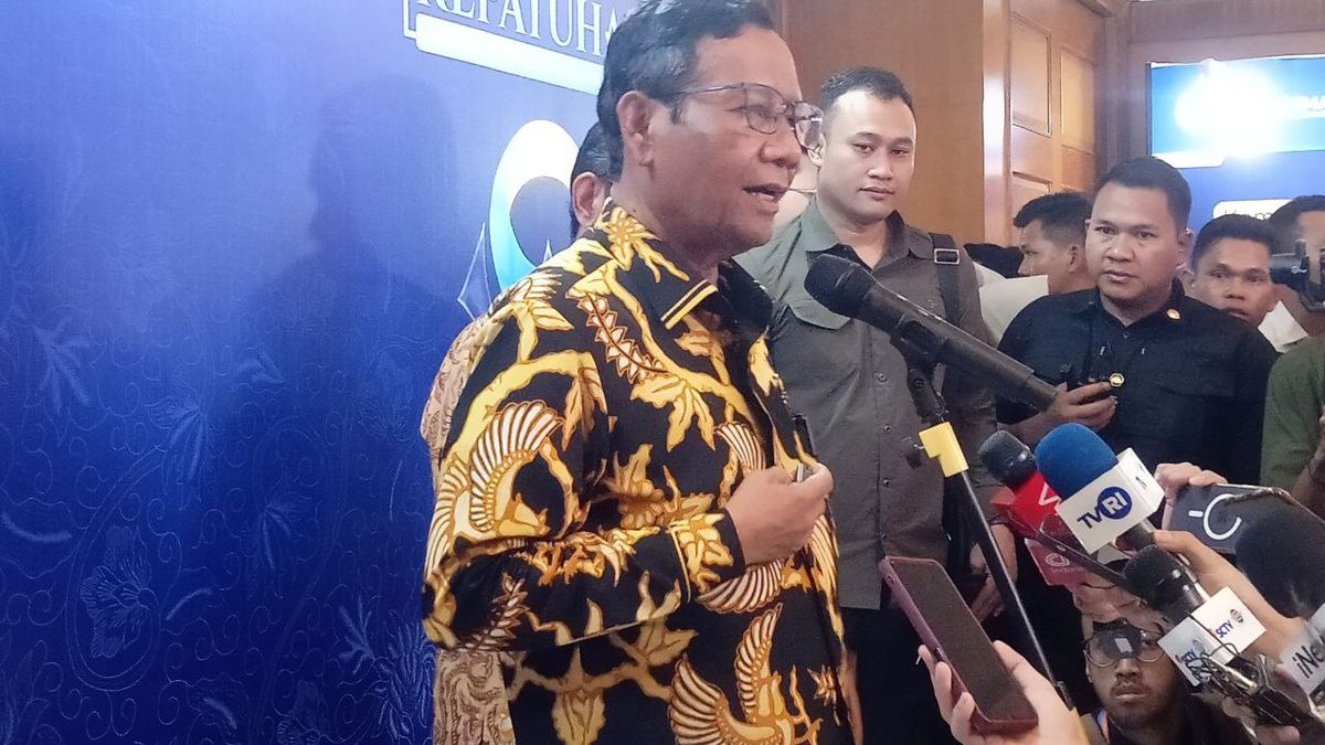 Mahfud MD Soal Laporan Akhir Satgas TPPU Rp349 T: Tugasnya Sudah Berakhir